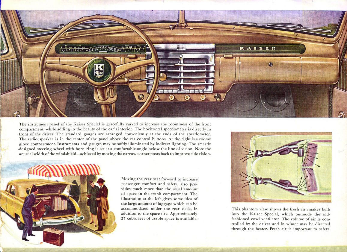 1947 Kaiser Special Brochure Page 4